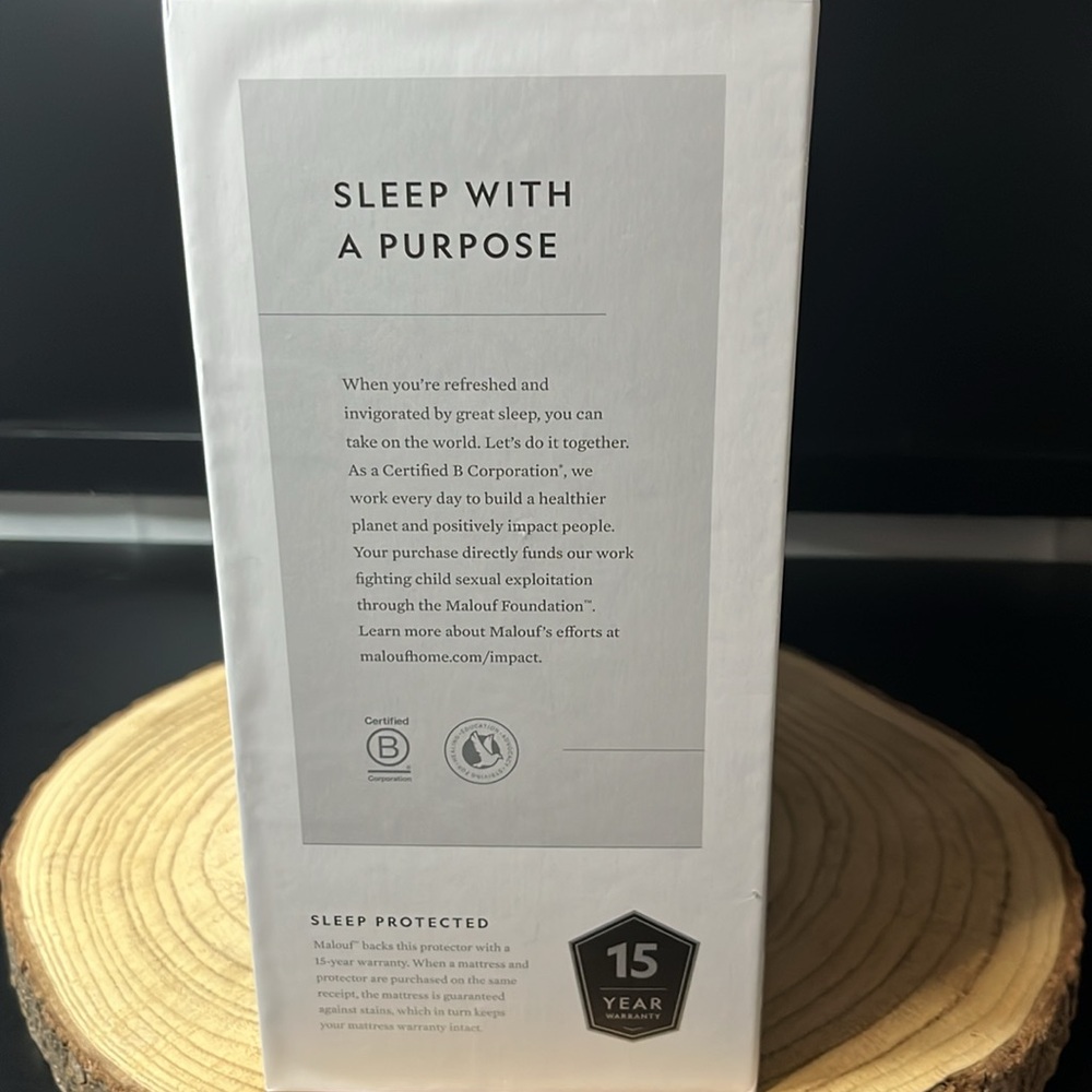 Queen size mattress protector NEW Prime Malouf rest easy breathable & waterproof - Picture 2 of 4